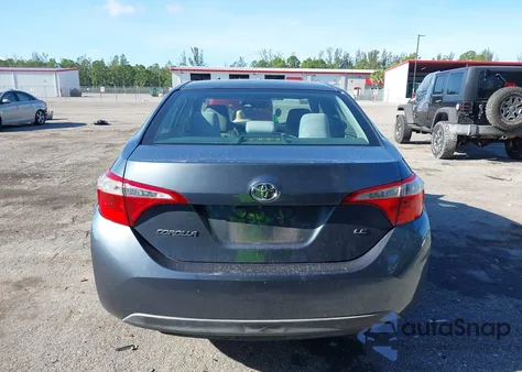 2014 Toyota Corolla Le z USA, uszkodzony, nr VIN 2T1BURHE7EC074546